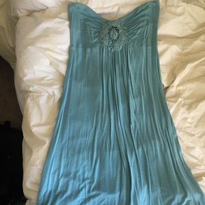 Pale baby blue dress